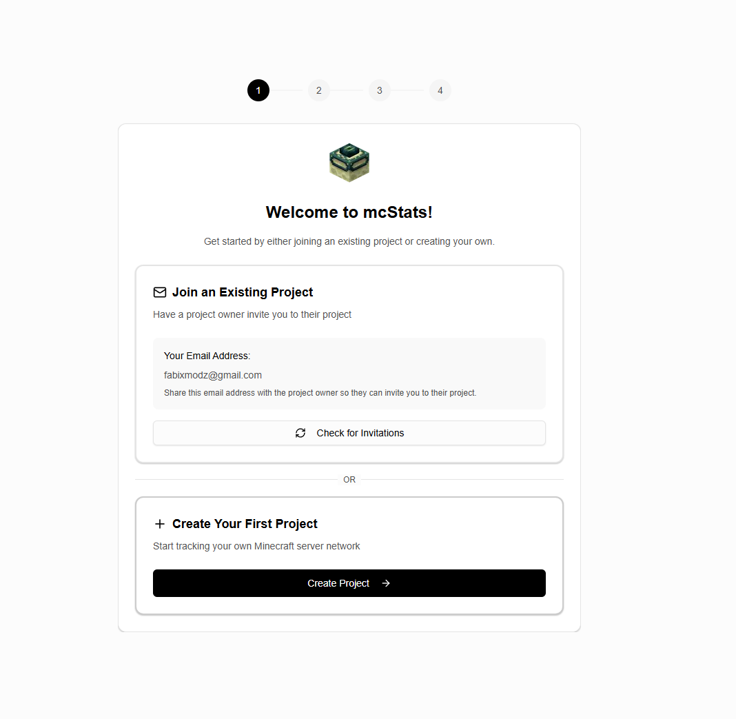 Image of the Onboarding Screen